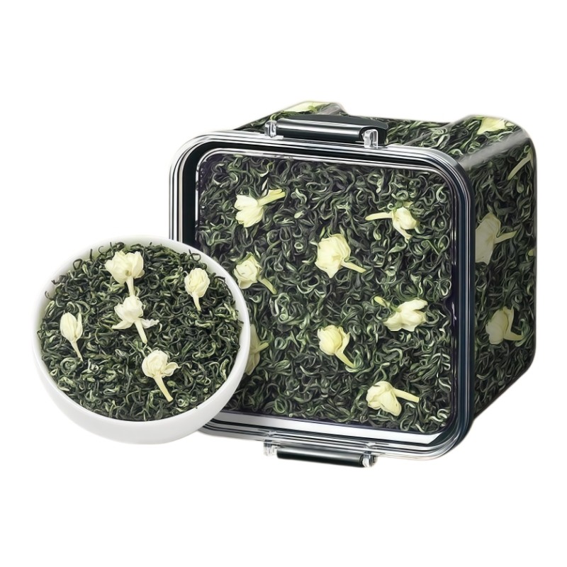 新茶茉莉花茶浓香型口粮茶盒装80g
