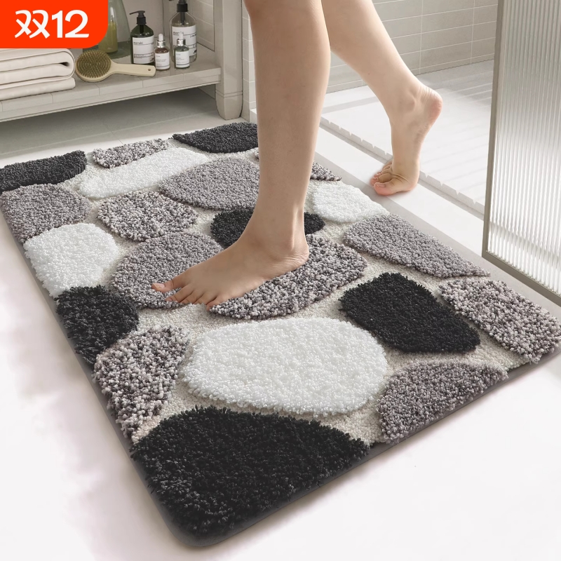 浴室吸水地垫卫生间门口加厚脚垫家用洗手间专用厕所防滑地毯