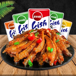 湖南小鱼仔20包香辣糖醋山椒酱汁味混合