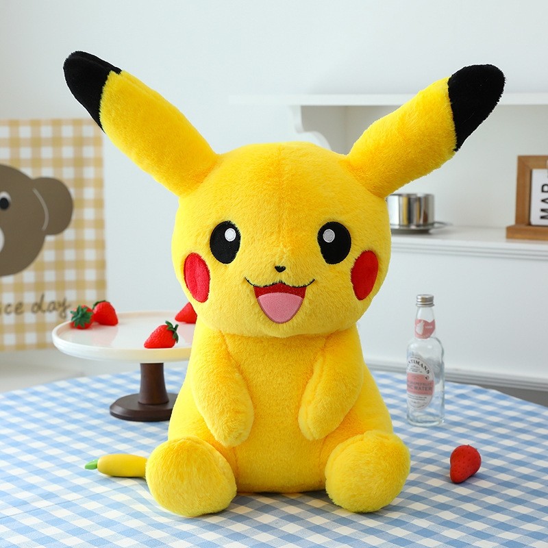 新款大号皮卡丘公仔抱枕毛绒玩具玩偶宠物小精灵卡通