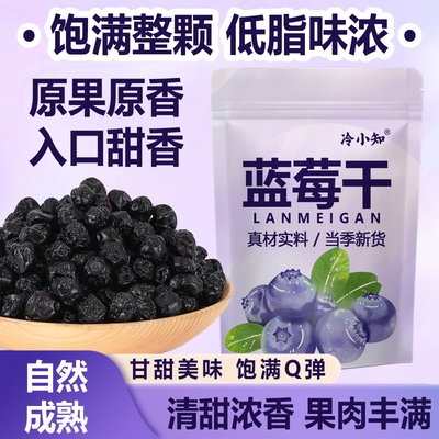 无添加蓝莓干老少皆宜烘焙休闲小零食蓝莓干果商用家用果脯500克