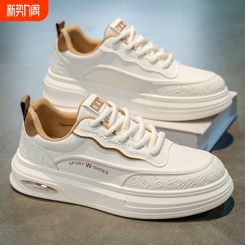 欧伦啄木鸟欧洲站男鞋2026新款冬季潮牌高级感小白板鞋男士休闲工