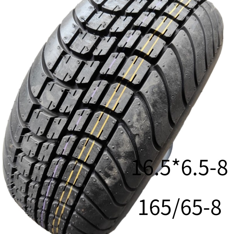 165/65-8皮卡清障车轮胎16.5*6.5-8加厚6层耐磨扫