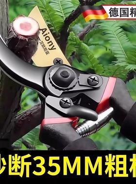 剪树枝专用剪刀德国精工艺园园艺剪刀修枝剪果树剪花园林弹簧剪子