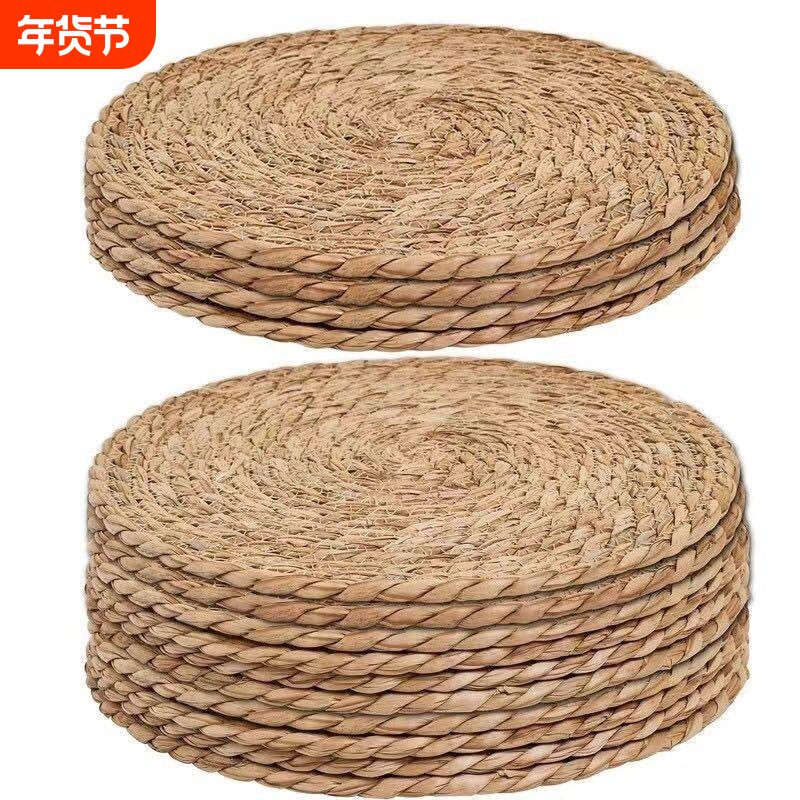 草编餐垫隔热垫餐桌防烫锅垫碗盘子菜垫家用耐高温砂锅垫杯垫蒲草