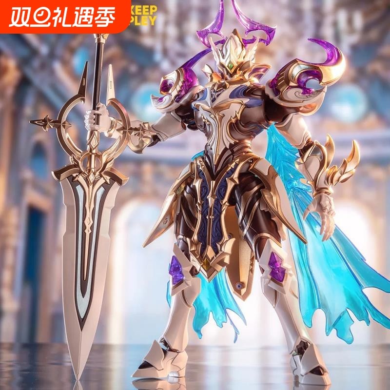 奇妙积木王者荣耀皮肤铠银白咏叹调手办模型玩具儿童兼容乐高