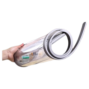 空调挡风帘门口店铺商用磁吸pvc塑料软门帘透明皮帘隔断冷气防风