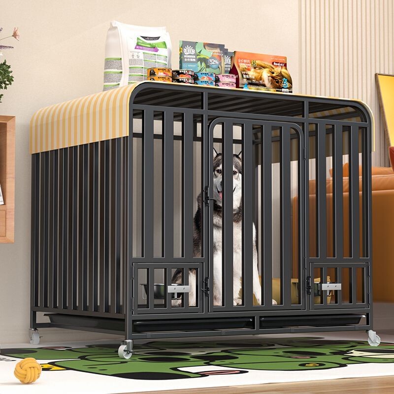 狗笼子大型犬中型犬金毛拉布拉多狗笼家用室内带厕所柯基小型宠物