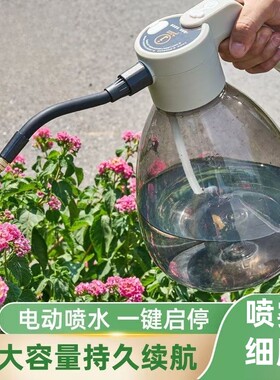 充电式电动喷壶喷水壶浇花家用小型喷雾器打药专用浇水壶喷头喷嘴