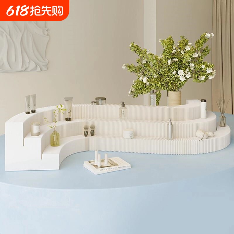 展会样品展示架博物馆陈列产品展柜货架浮阶微展台超市摆台