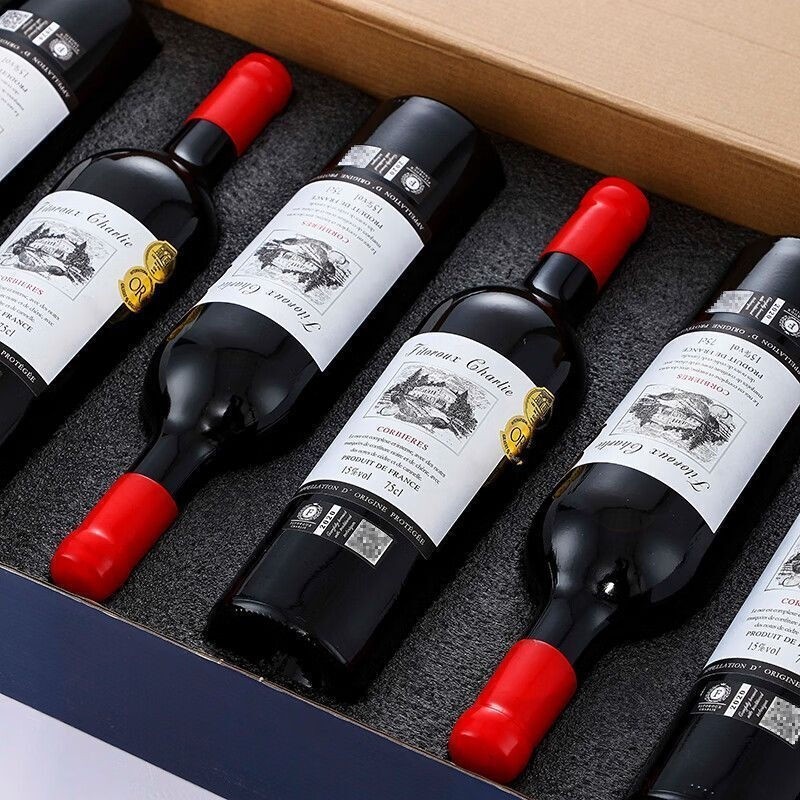 法国进口AOP15度干红荣获双金奖葡萄酒过年送礼礼盒装多规格,酒类,干红静态葡萄酒,淘宝优惠券,粉丝福利购,淘宝优惠卷