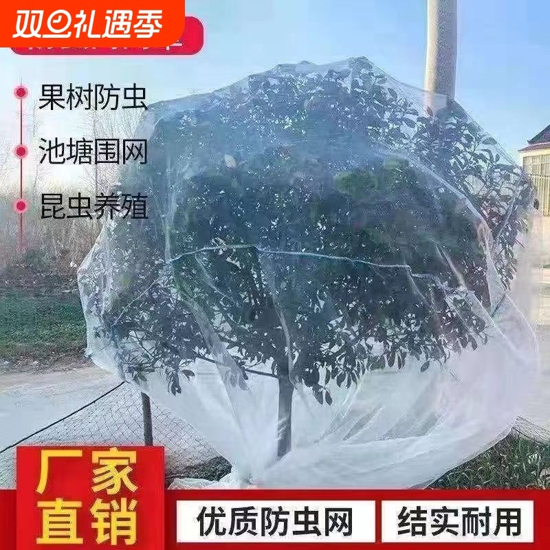 果树防虫网罩防虫网纱网防鸟网罩果园大棚种菜专用密眼果园保护网