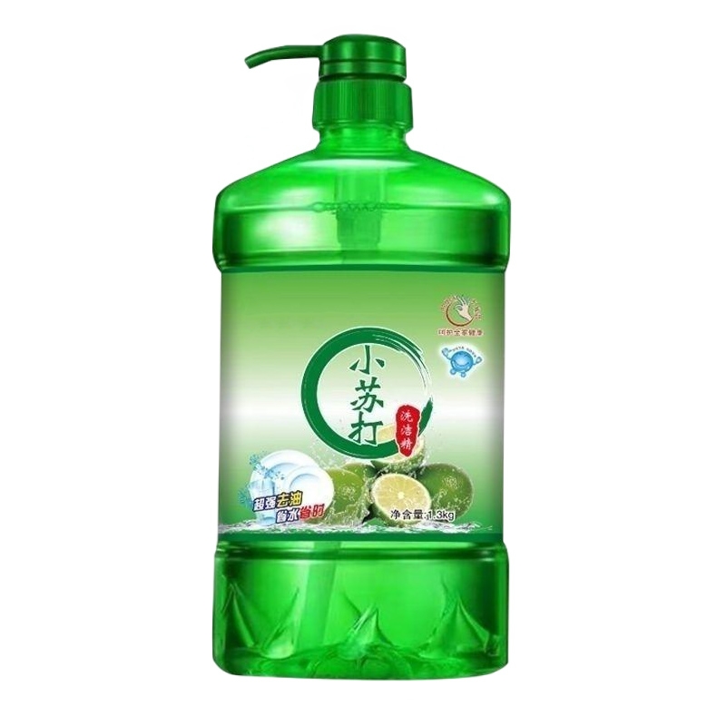 柠檬清新家用冷水去油洗洁精家庭装多规格1.3KG1瓶/2瓶