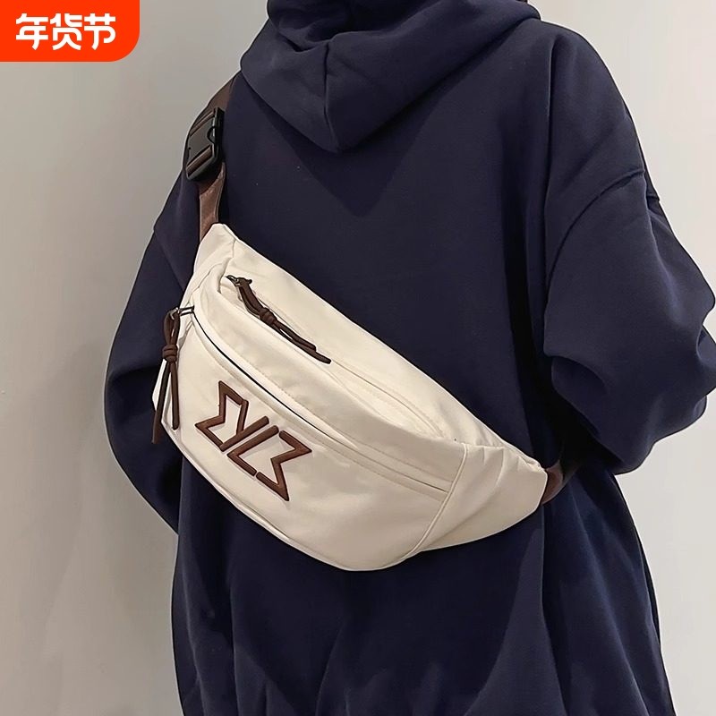 斜挎包男2026挎包胸包潮牌机车百搭腰包男女骑行运动男士小单肩包,箱包皮具/热销女包/男包,男士包袋,淘宝优惠券,粉丝福利购,淘宝优惠卷