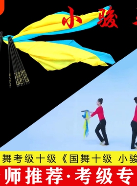 文旅部人才中心中国舞艺术考级第十级小骏马舞蹈考级黑色筷子蒙族
