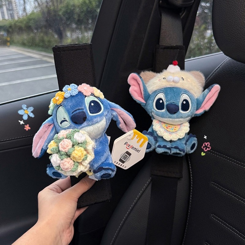 正版史迪仔汽车安全带护肩套车内保险带装饰防磨衣服一对情侣高级,汽车用品/电子/清洗/改装,手刹套/档把套/套饰套装,淘宝优惠券,粉丝福利购,淘宝优惠卷