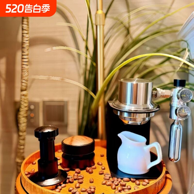 咖小跑气动咖啡机家用小型便携式意式浓缩咖啡机户外露营咖啡机
