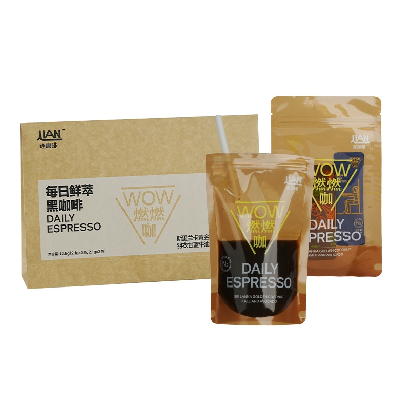 连咖啡袋装美式地中海WOW燃燃咖 2.1g/袋多口味多规格