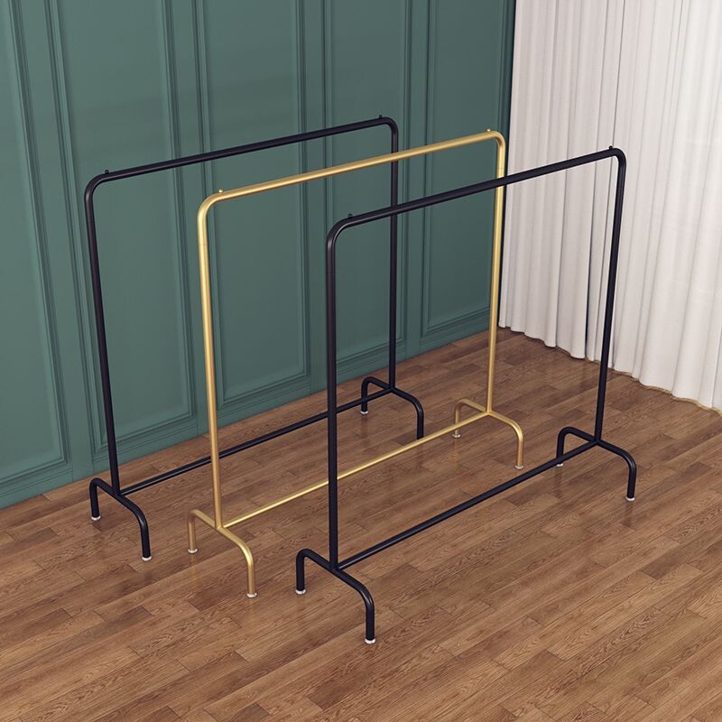服装架展示架地摊落地阳台晾晒被货架挂衣服架子单杆架水管晾衣架
