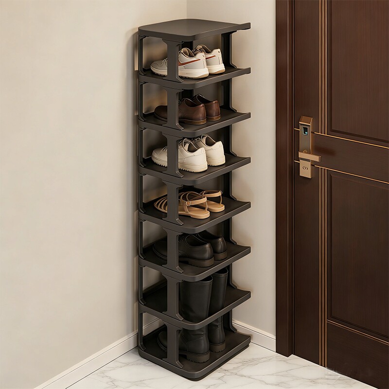 门口靠墙鞋架鞋架子结实耐用多层窄小夹缝鞋子收纳神器省空间置物