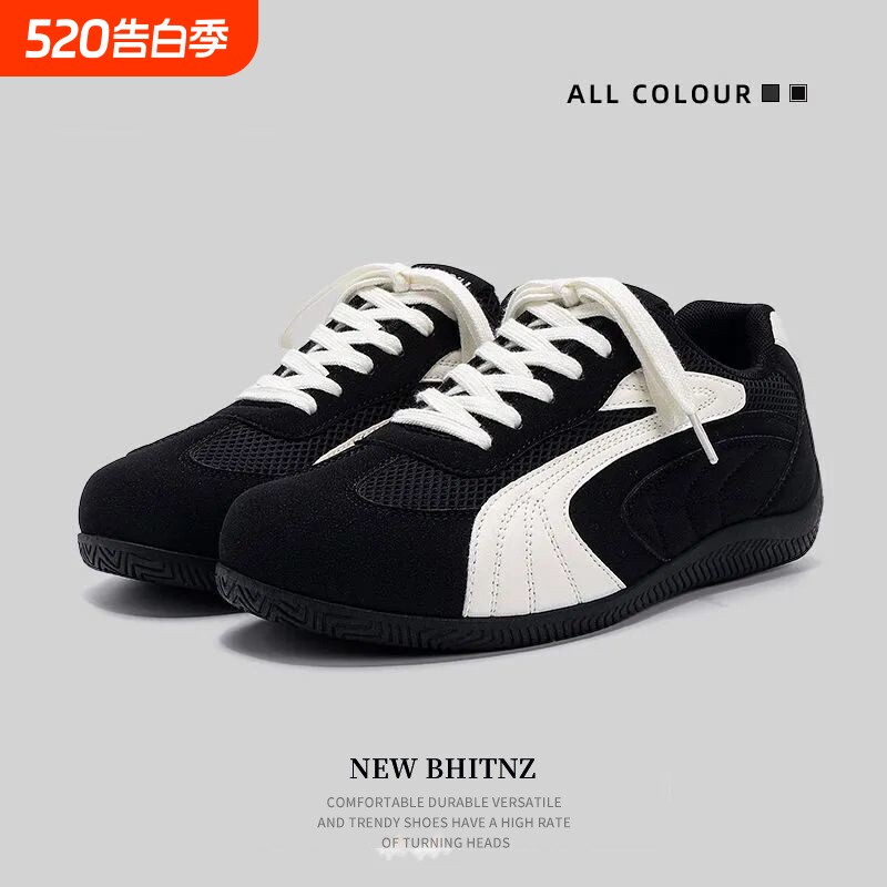 情侣百搭时尚搭扣厚底板鞋滑板鞋休闲港风小众国潮学生男女跑步鞋