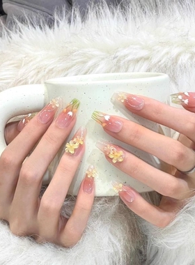 立体郁金香美甲穿戴甲
