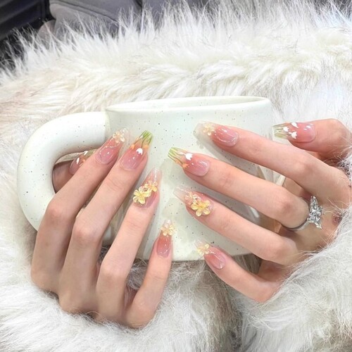 立体郁金香美甲穿戴甲