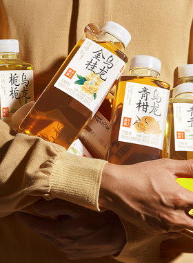 果子熟了金桂乌龙茉莉龙井0糖0卡0脂栀栀花味无糖茶饮料瓶装绿茶
