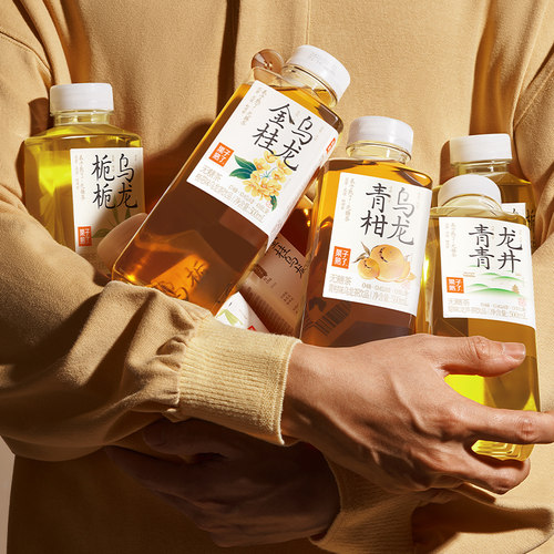 果子熟了金桂乌龙茉莉龙井0糖0卡0脂栀栀花味无糖茶饮料瓶装绿茶
