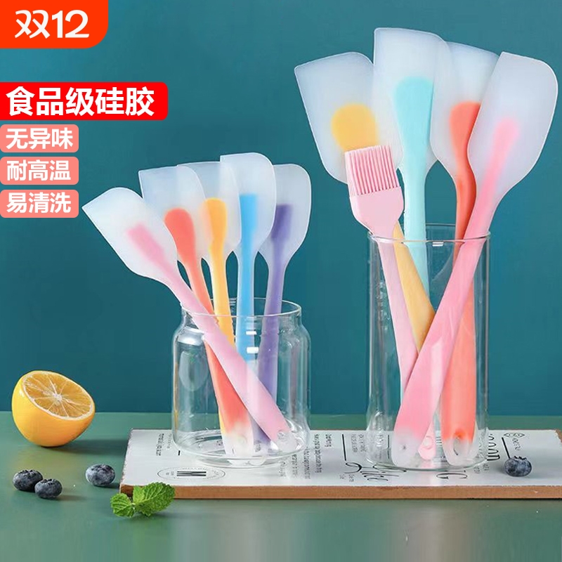 一体式硅胶刮刀烘焙工具蛋糕奶油