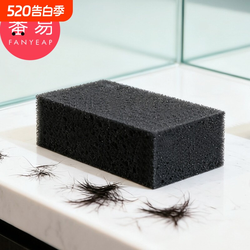 海绵/扫发B1pl000-海绵擦美发理发店用扫碎发擦头发清洁海绵