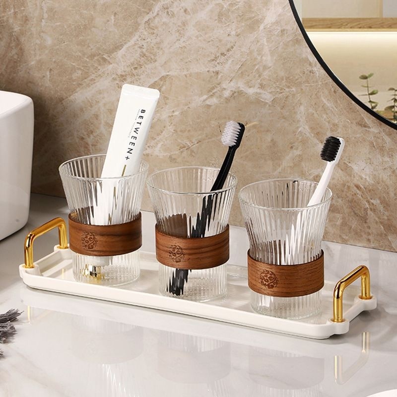 宿舍牙刷杯牙具杯洗漱杯子家用刷牙杯口杯玻璃漱口杯情侣牙杯套装,餐饮具,杯套,淘宝优惠券,粉丝福利购,淘宝优惠卷