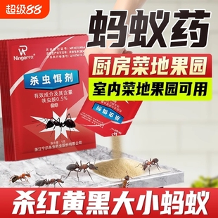 蚂蚁药家用一锅全窝端室内厨房菜地消灭红黄黑蚂蚁净杀除虫粉饵剂
