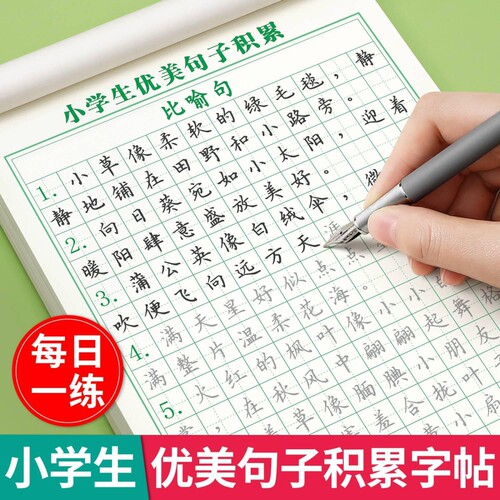 优美句子大全小学生专用字帖每日