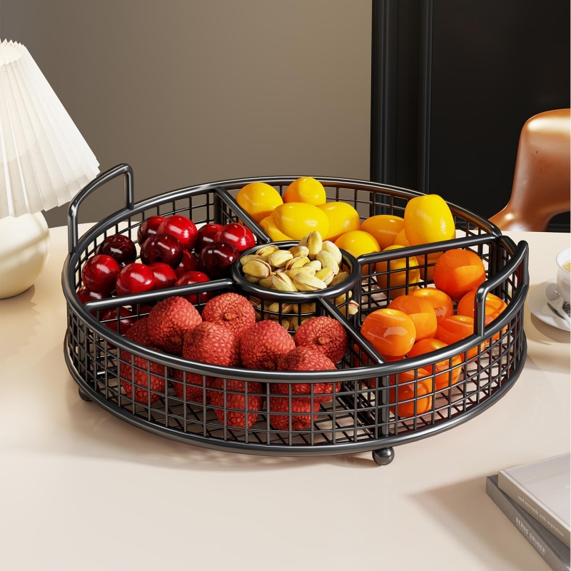 零食坚果果干多功能收纳果盘摆盘