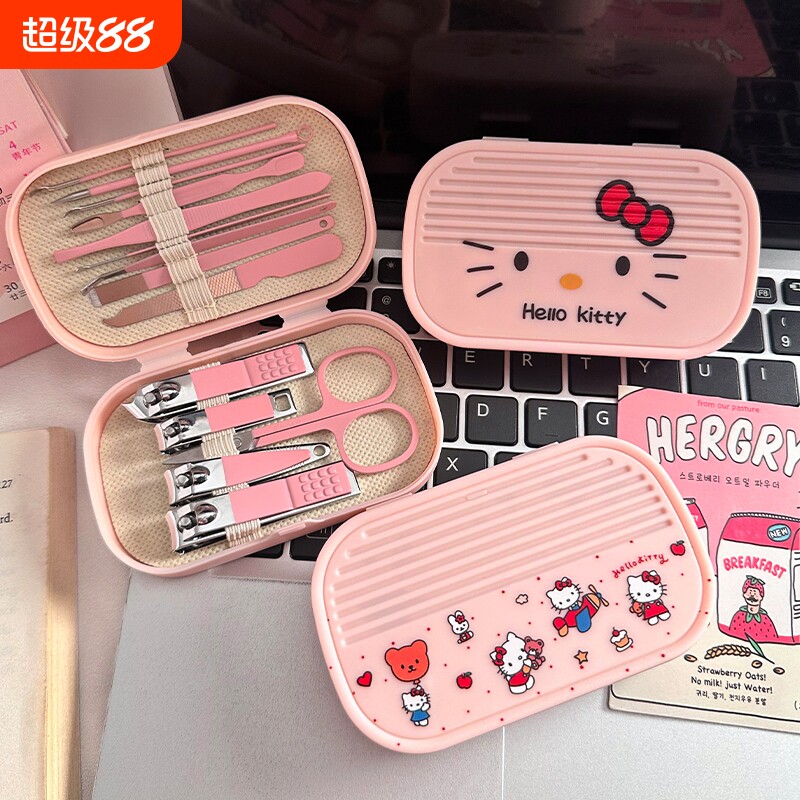 可爱指甲刀套装女学生指甲剪学生指甲钳儿童美甲工具全套手指甲