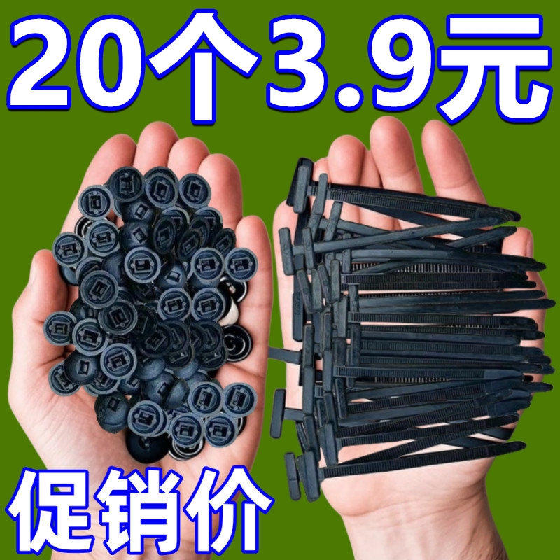 扎带卡扣固定穿心钉扎带式卡扣挡泥板叶子板内衬后备箱卡扣束线带