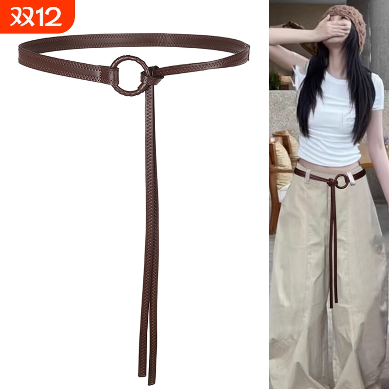 咖啡色复古女士腰带|109人收藏