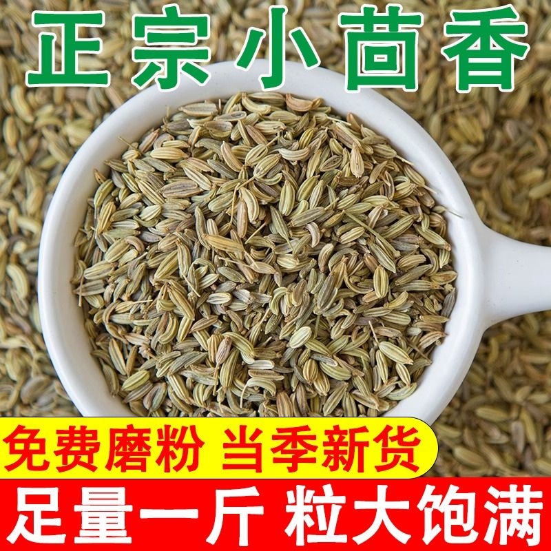 优质小茴香粒可打粉500g