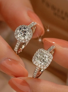 直播锆石活口戒指5061