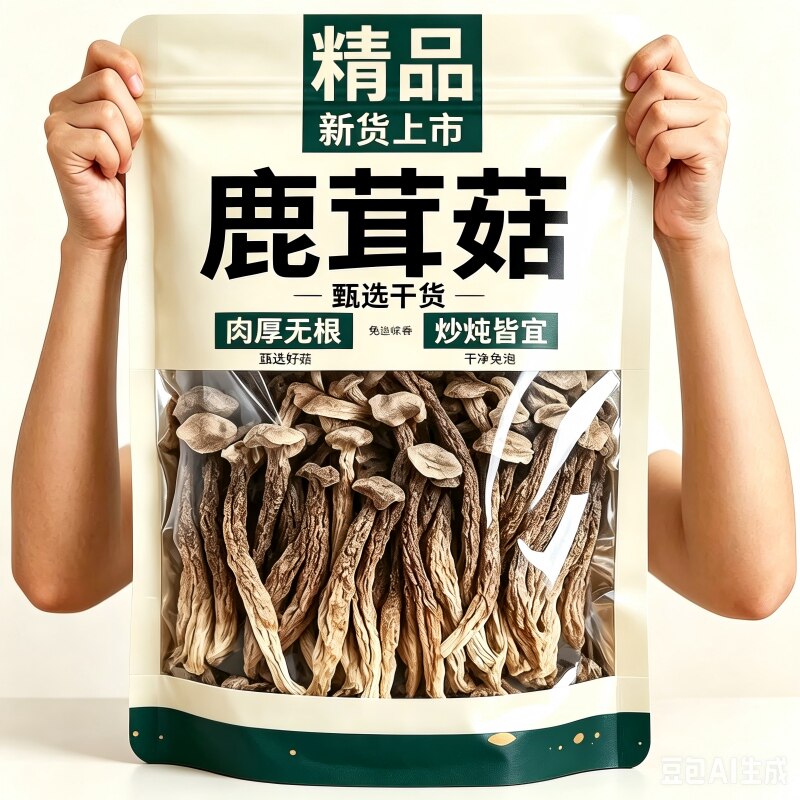 鹿茸菇干货500g包邮特产级鹿茸菌新鲜云南土特产食材香菇凉拌煲汤