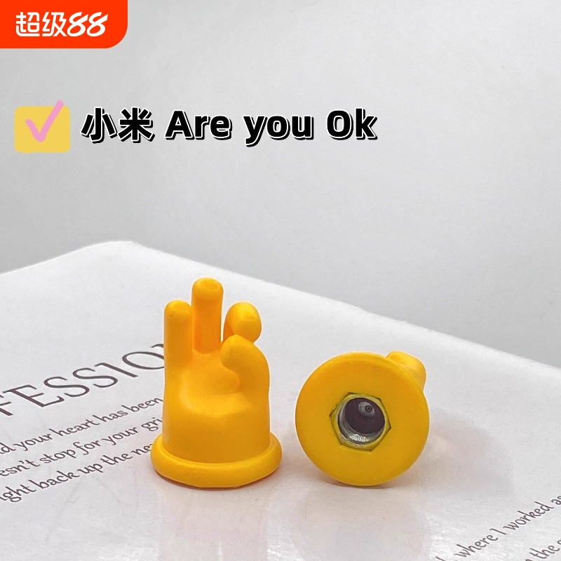 Uncleburn烈叔创意自行车气门芯帽汽车摩托车电动车轮胎美嘴法嘴