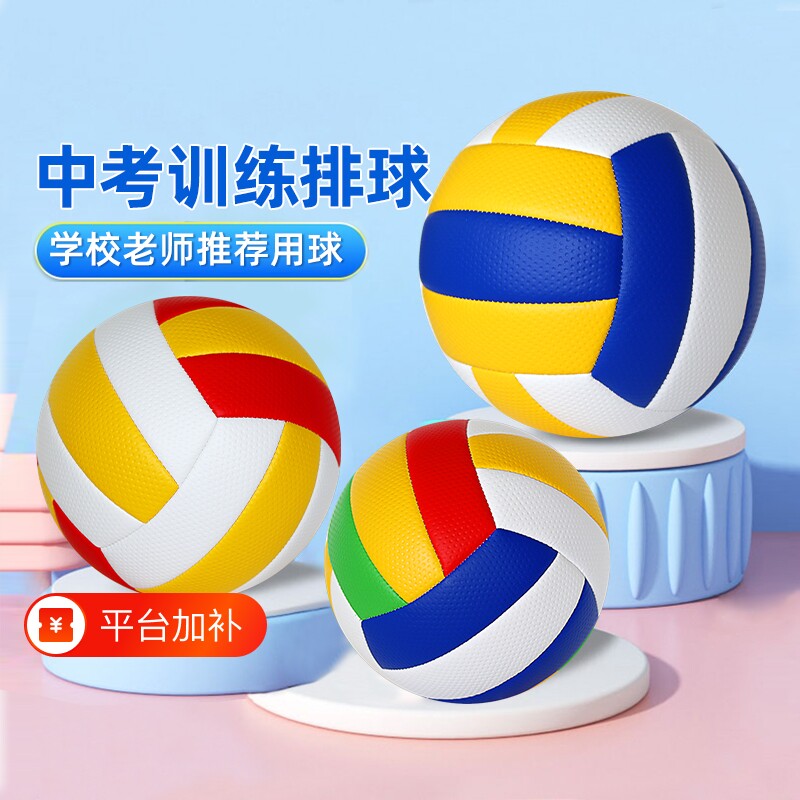 正品5号排球中考学生专用初中生软排4号小学生体育比赛气排球专业
