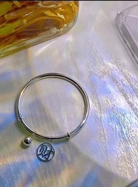 新款网红手镯简约手环气质百搭手饰女铃铛