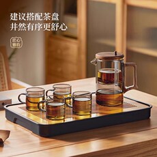 Заварочный чайник с фильтром 飘逸杯泡茶壶家用茶具茶水分离滤茶器耐高温茶杯玻璃烧水壶一键