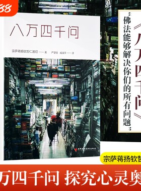 全新正品速发八万四千问正见宗萨蒋扬钦哲仁波切作品佛法能够解决问题修心修性修行因果佛教上师小说