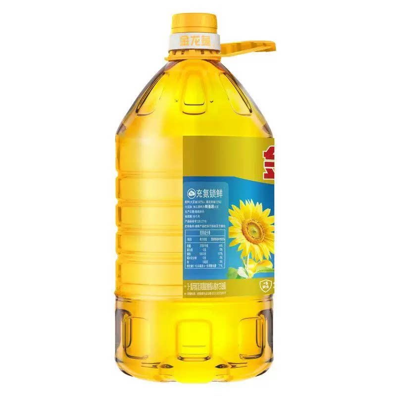 金龙鱼葵籽清香调和油5L*4桶整箱装植物油家用商用食用葵花籽大豆