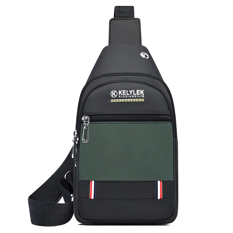 2025新款男士斜挎包胸包男款单肩背包外出便携大容量休闲包包