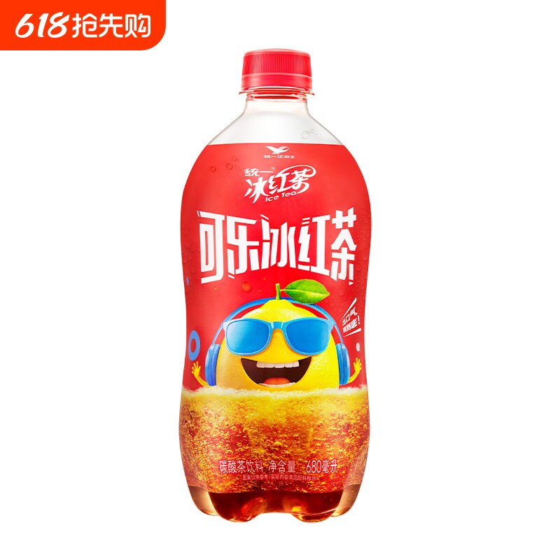 冰红茶1L大瓶装畅饮柠檬味清爽解腻饮品休闲饮料聚餐清凉茶可乐