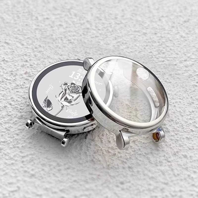 适用华为watchgt6表壳gt5新款智能手表gt4保护壳gt3一体软壳watch4表盘5pro女生watch3女款硅胶41/46mm套配件